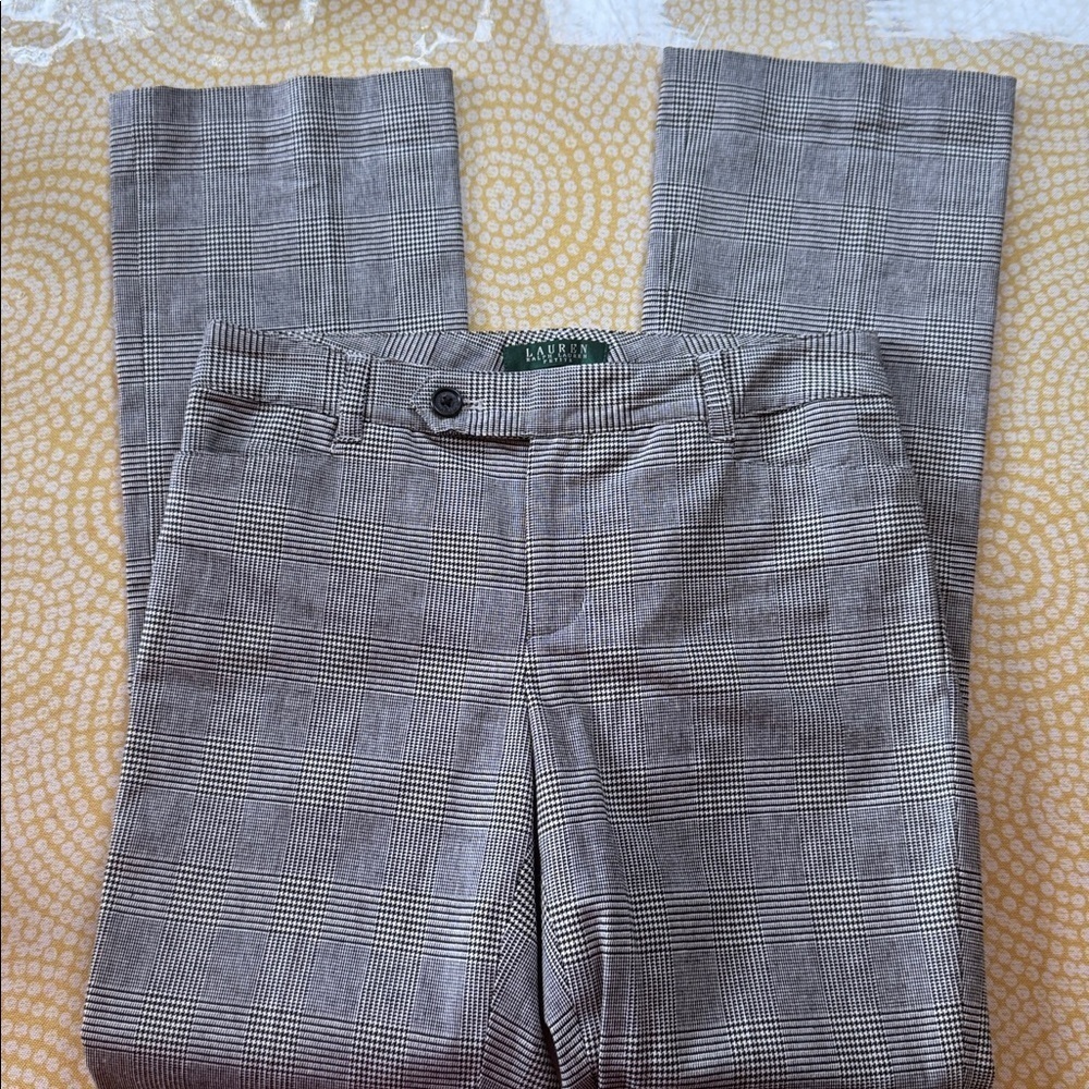 Ralph Lauren Gray Plaid Pants